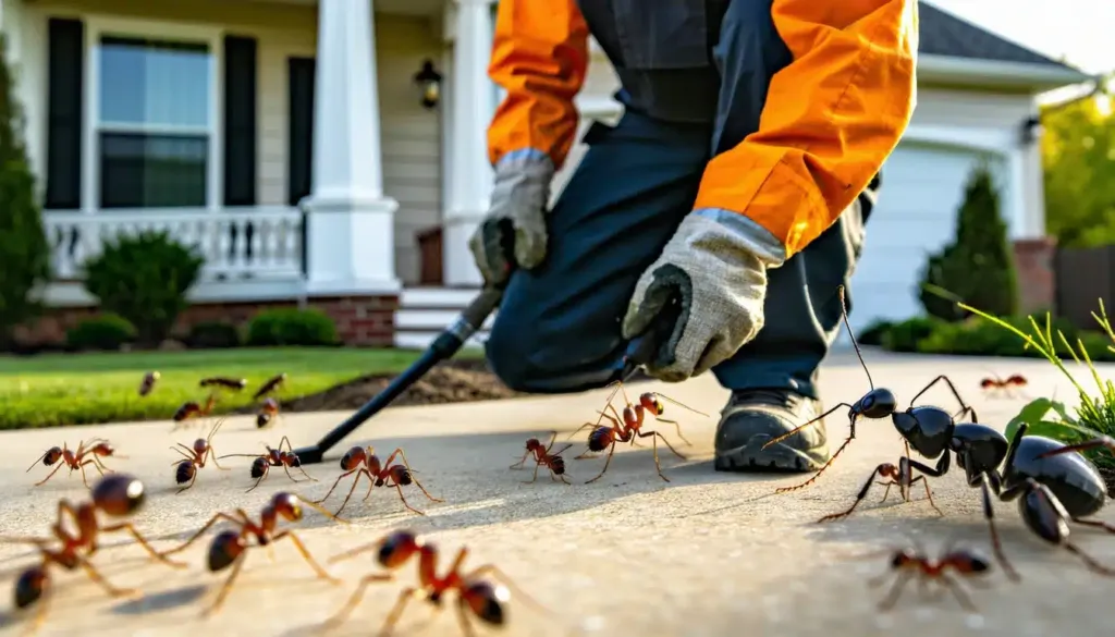 Professional ant control treatment for homes and businesses