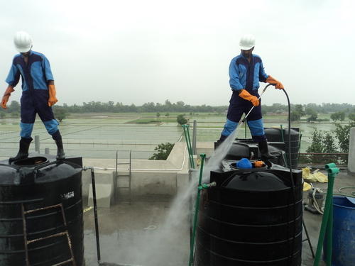 Professional water tank cleaning service for homes and commercial properties